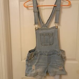 Wax Jean Light Blue Denim Overalls